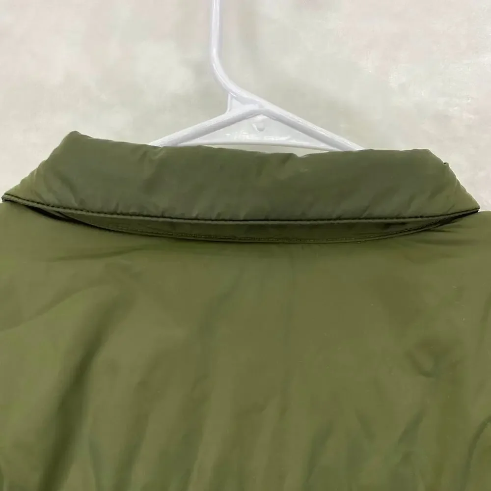 L.L. Bean Men's Green Bean's Diamond-Quilted Jacket Full-Zip Sz M